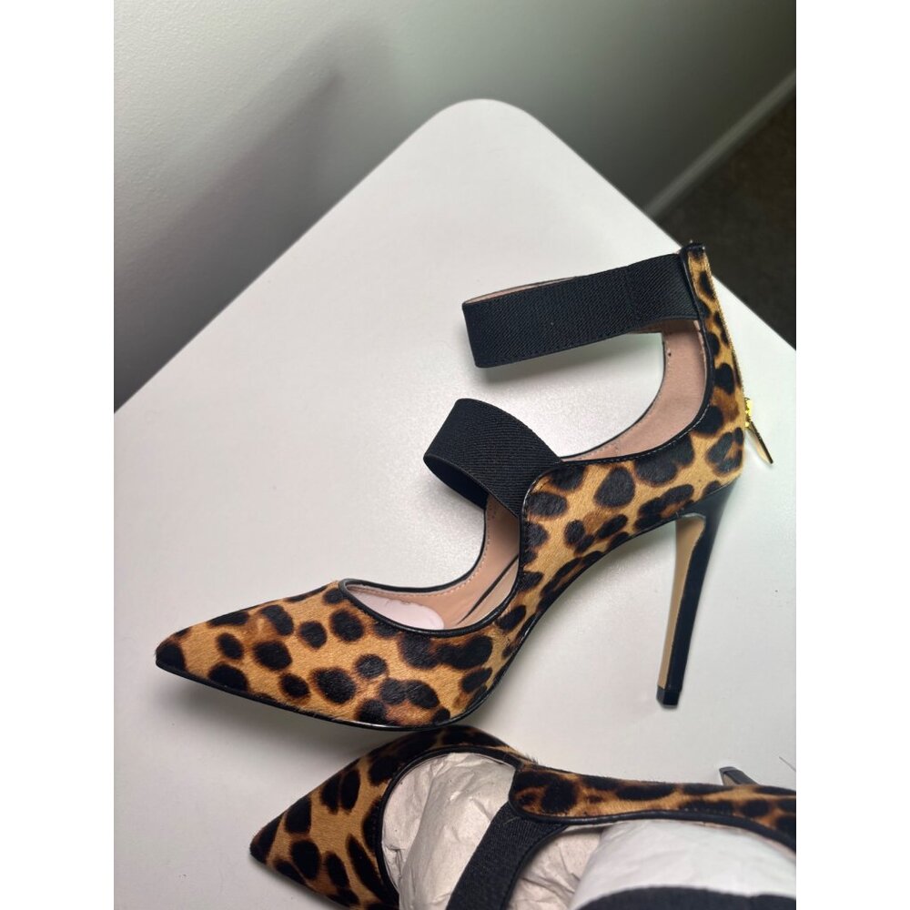 Rachel Zoe 'Jade' Leopard Print Calf Hair Stiletto Heels - Size 6 NIB - Picture 11 of 15